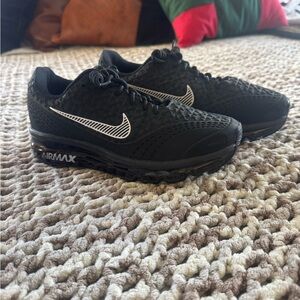 Nike Air Max Black Athletic Shoes